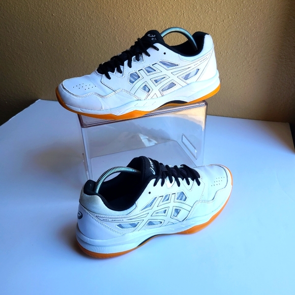 ASICS Gel-Renma Men's size 8.5 Indoor/Outdoor Shoe (White/Black) (1071A068.101) - Picture 2 of 10